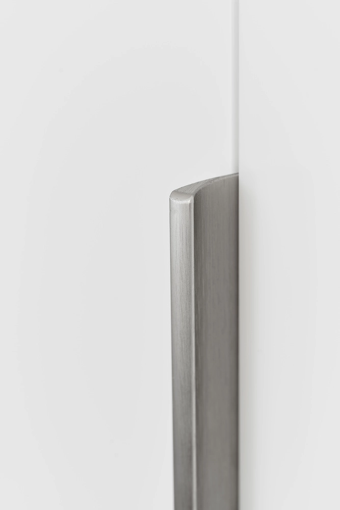 Furnipart - Edge Straight - greb i Aluminium Inox look CC3x160mm L600mm B4